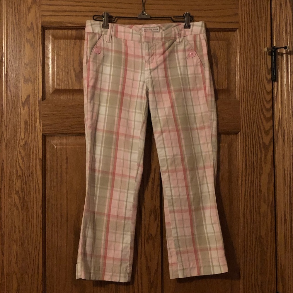 Tommy jeans plaid capris